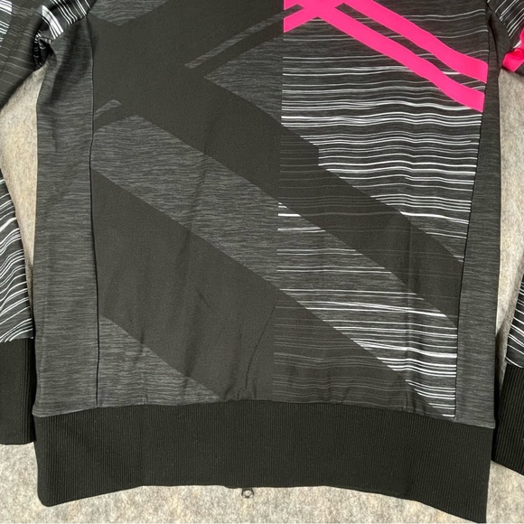 Happy Trails Primal 2017 Neon Pink Geometric Cycling Traceuse Hoodie  NWT  Sz M - Picture 12 of 14